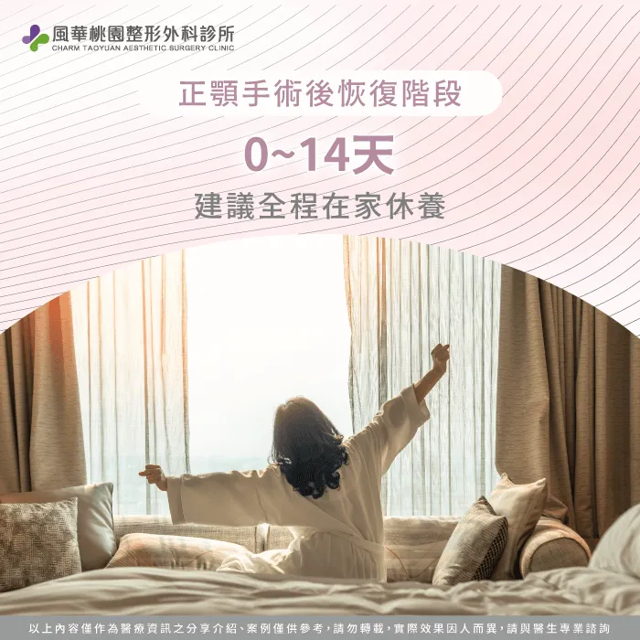 術後恢復期0~14天-正顎手術多久可以上班