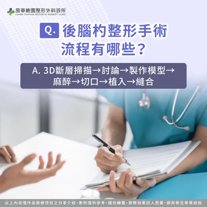 後腦杓整形手術流程-後腦杓整形手術