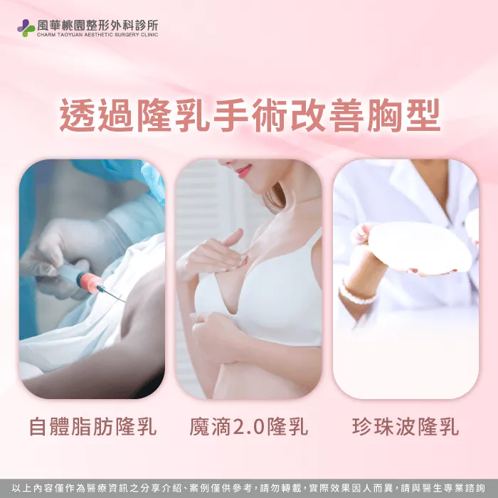 透過隆乳手術改善-胸型不好看怎麼辦