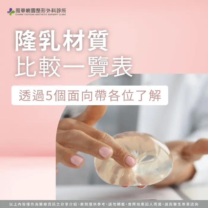 隆乳材質比較-隆乳材質推薦