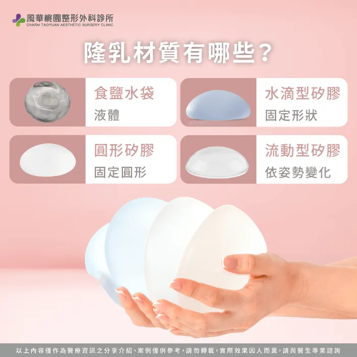 隆乳材質有哪些-隆乳材質比較