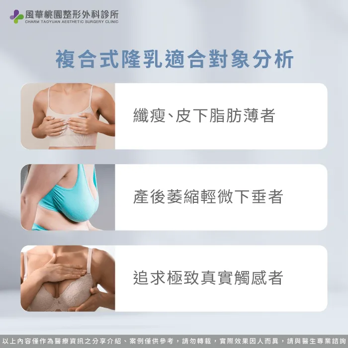 複合式隆乳適合哪些朋友-複合式隆乳