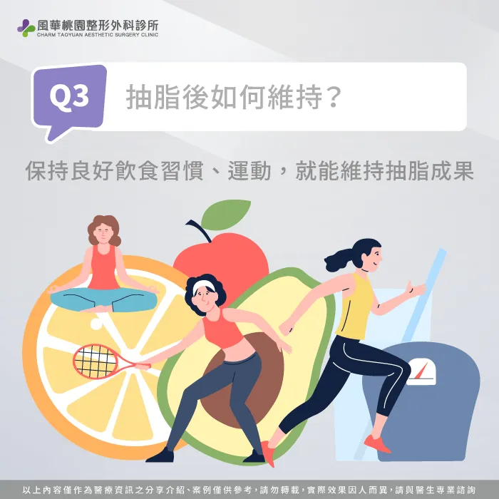 抽脂後如何維持-抽脂體脂肪會下降嗎
